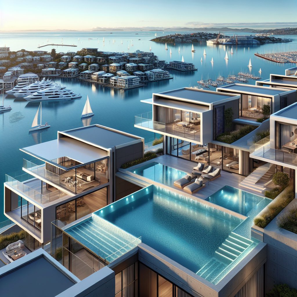 Auckland Ultimate Villas With Infinity Pool Harbour