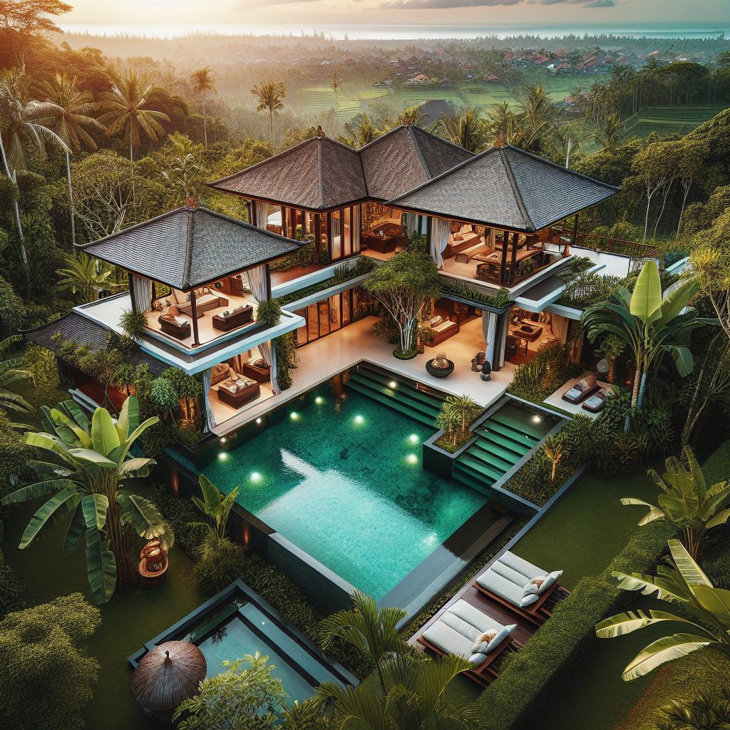 Bali Ultimate Villas With Infinity Pool Tropical Retreat