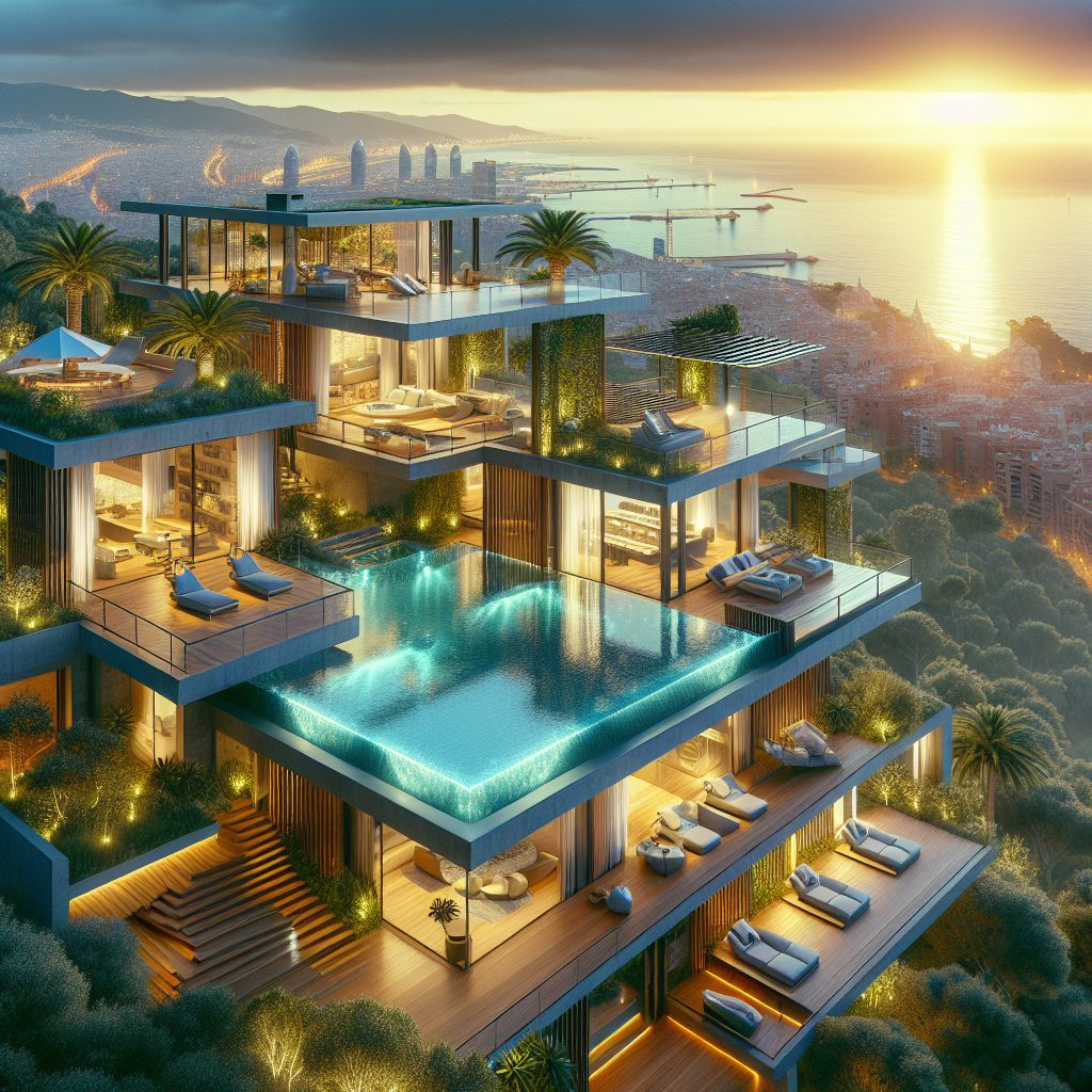 Barcelona Ultimate Villas With Infinity Pool Rooftop Lounge