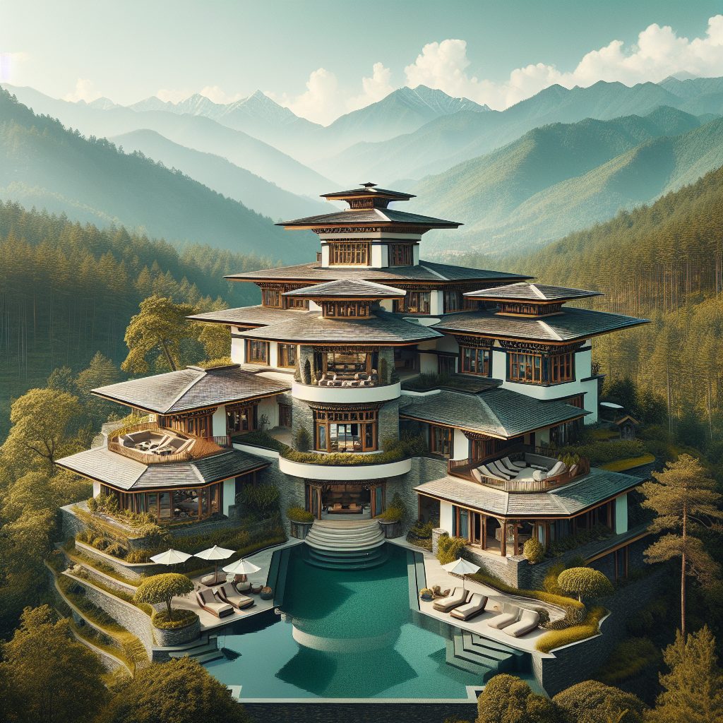 Bhutan Ultimate Villas With Infinity Pool Forest