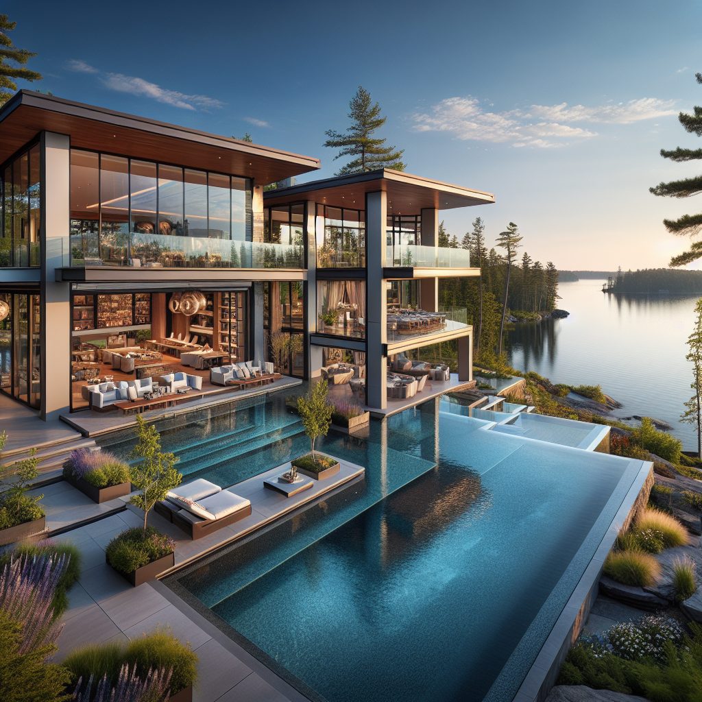 Canada Ultimate Villas With Infinity Pool Lake Views