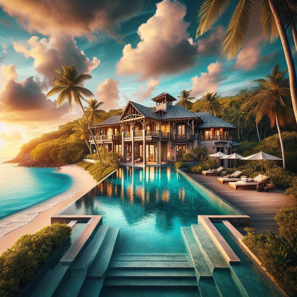 Caribbean Ultimate Villas With Infinity Pool Island Escape