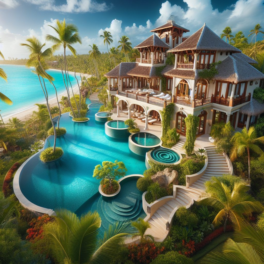 Dominican Ultimate Villas With Infinity Pool Tropical