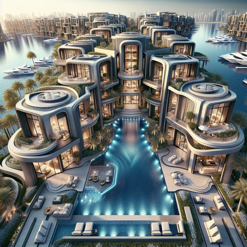 Dubai Ultimate Marina Villas With Infinity Pool Luxury