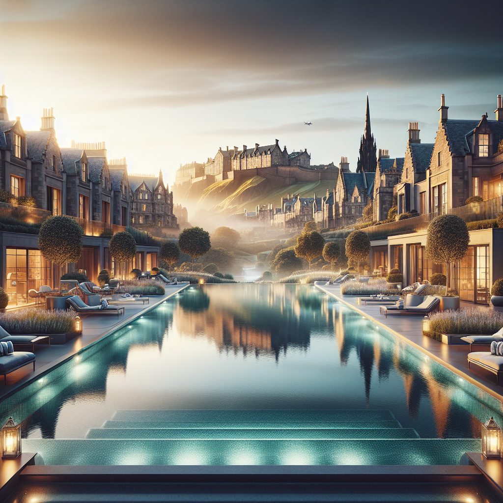 Edinburgh Ultimate Villas With Infinity Pool Castle Views
