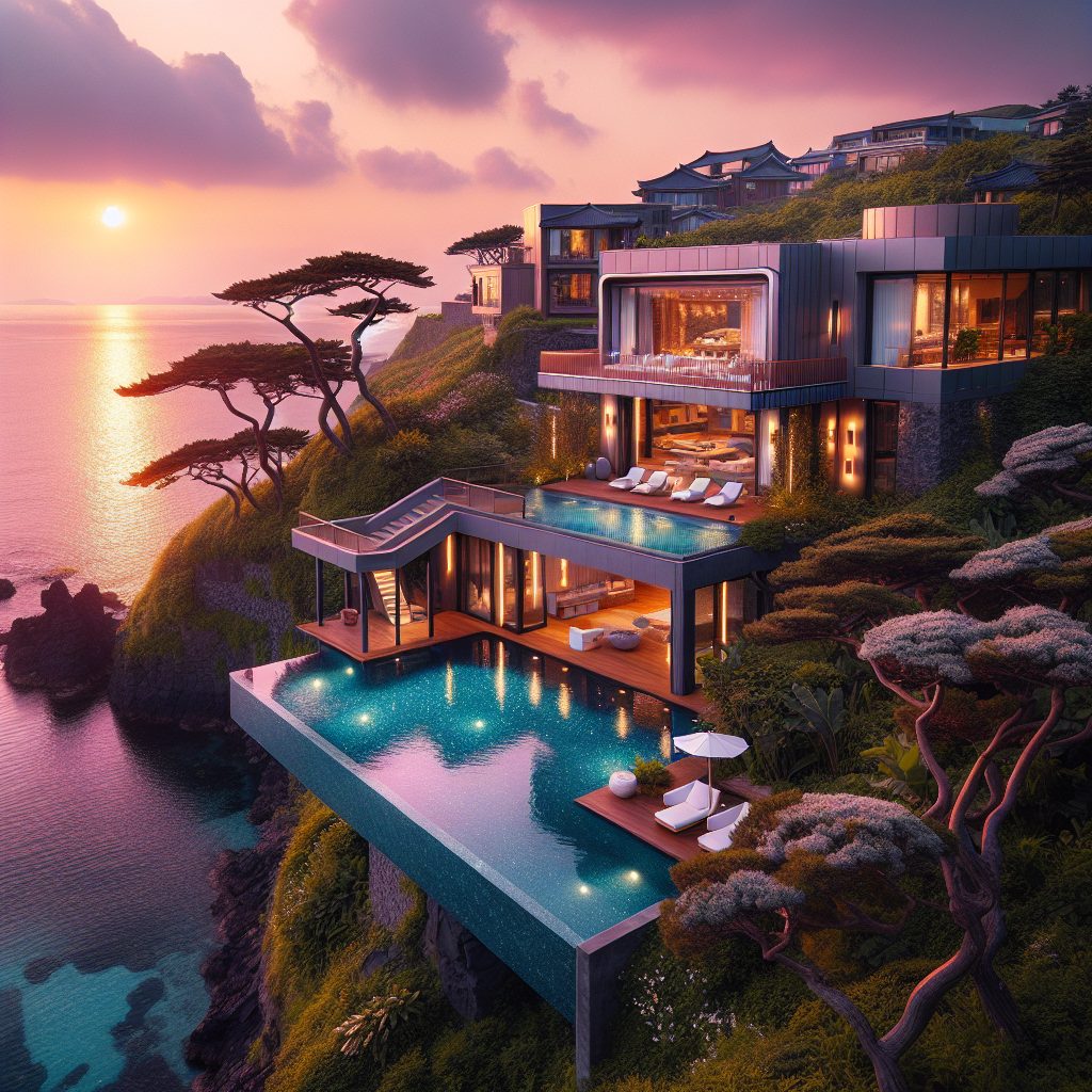Jeju Ultimate Villas With Infinity Pool Cliff