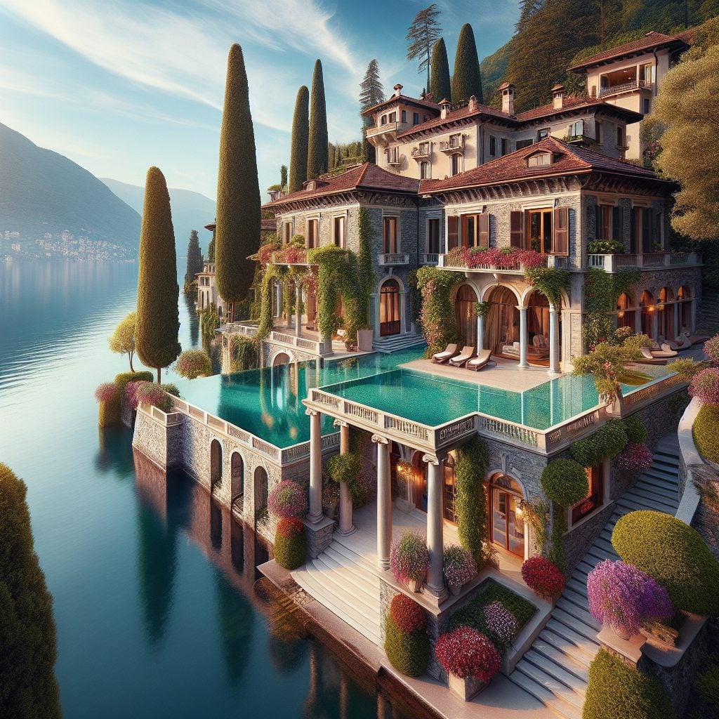 Lake Como Ultimate Villas With Infinity Pool Waterfront