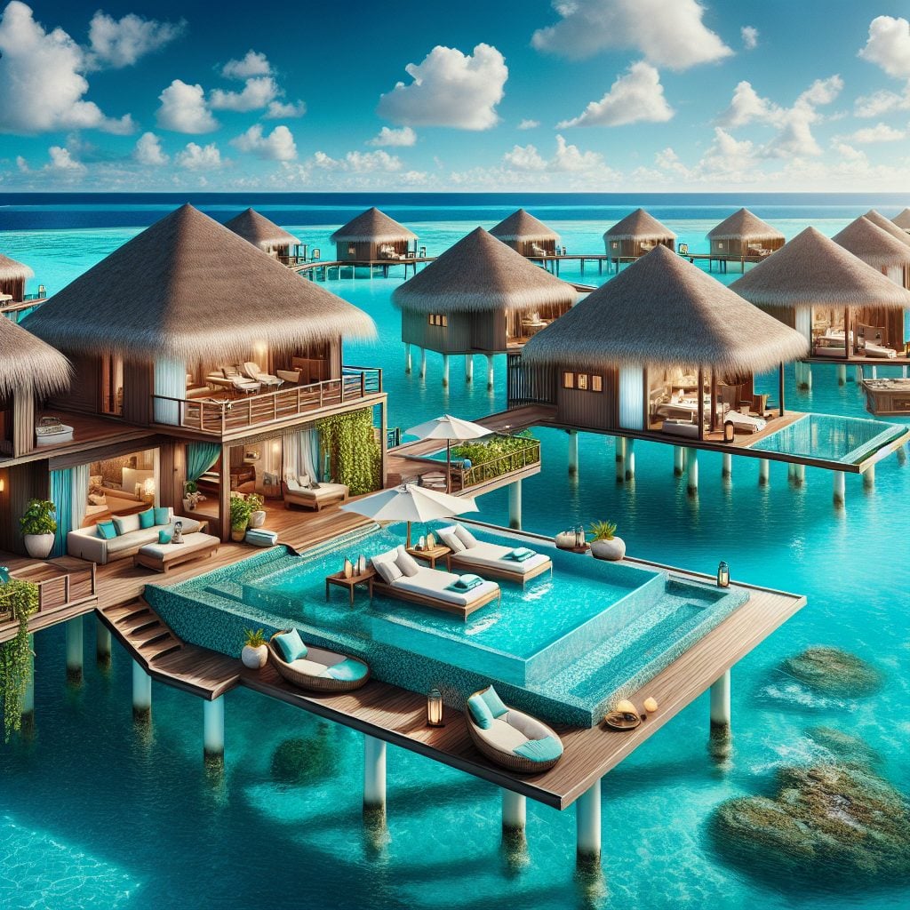Maldives Ultimate Lagoon Villas With Infinity Pool Retreat