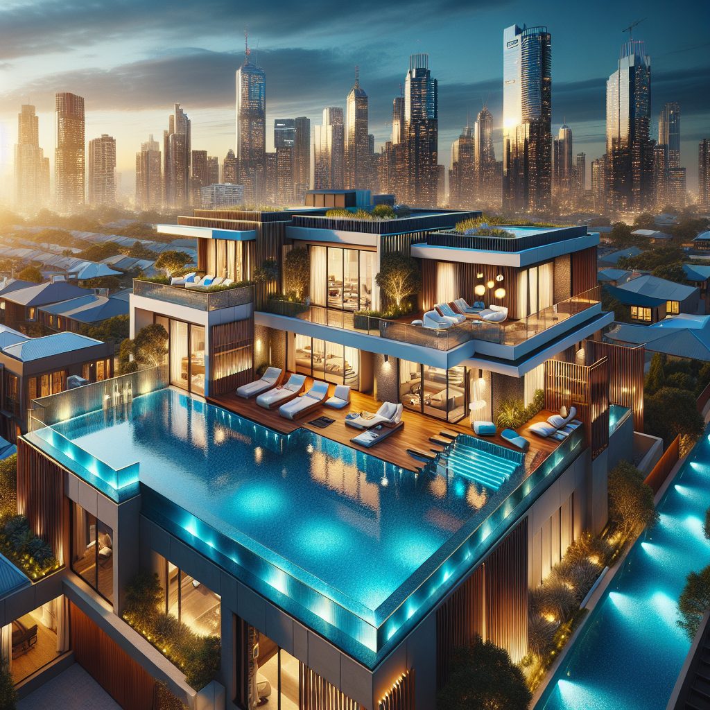 Melbourne Ultimate Villas With Infinity Pool Rooftop