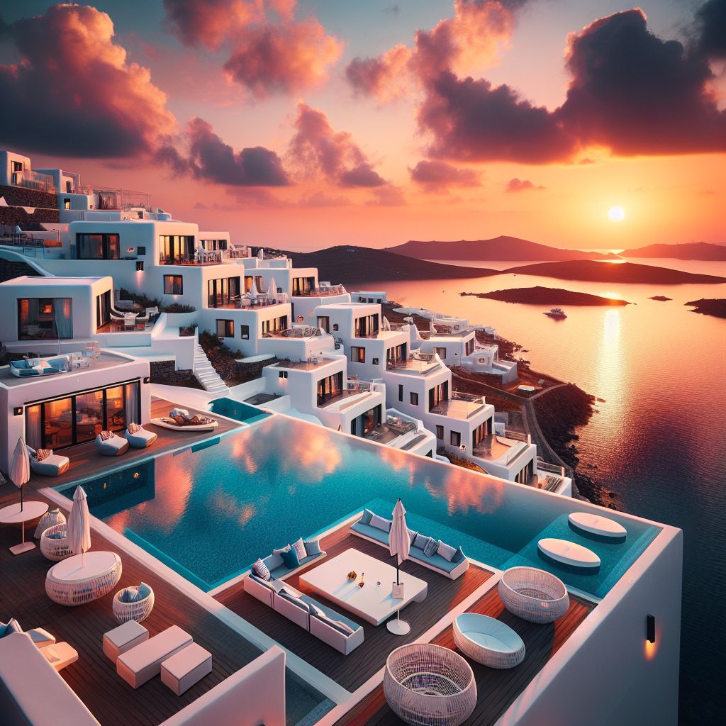 Mykonos Ultimate Villas With Infinity Pool Sunset