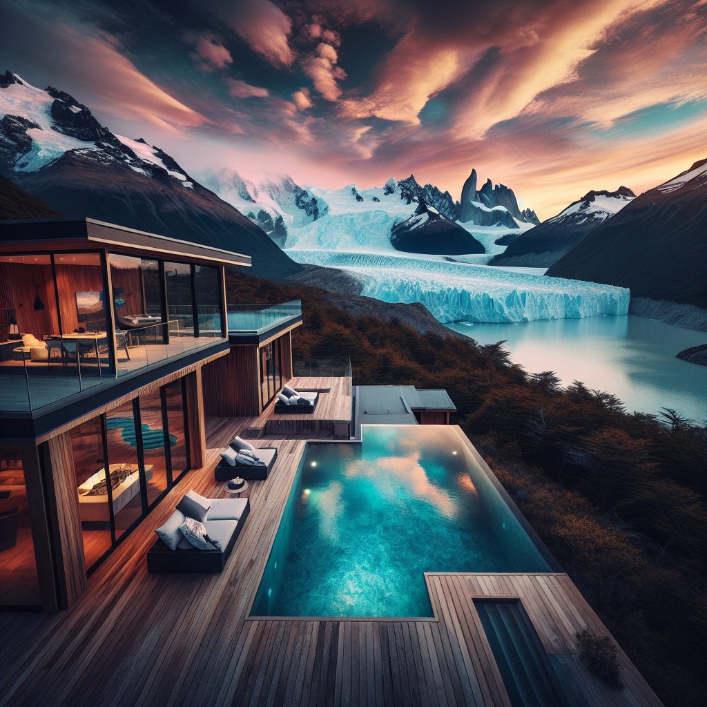 Patagonia Ultimate Villas With Infinity Pool Glacier