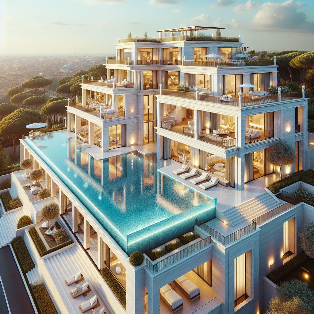 Rome Ultimate Villas With Infinity Pool Rooftop