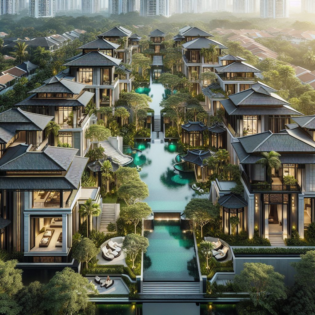 Singapore Ultimate Villas With Infinity Pool Garden