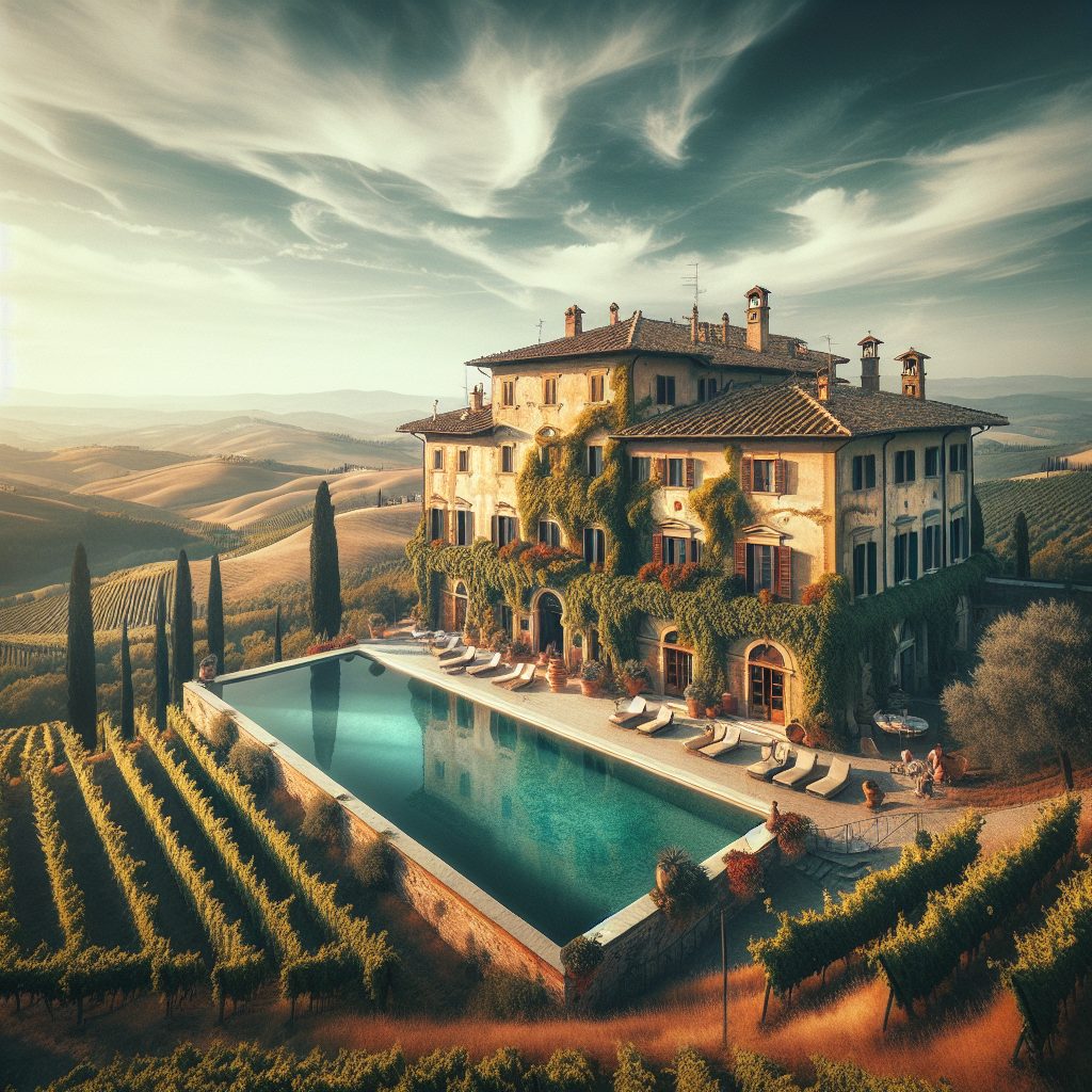 Tuscany Ultimate Villas With Infinity Pool Vineyard