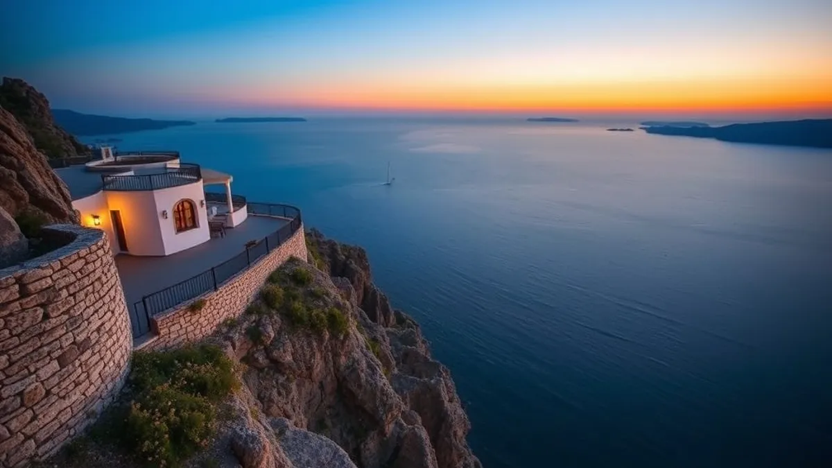 beach villa or cliff villa