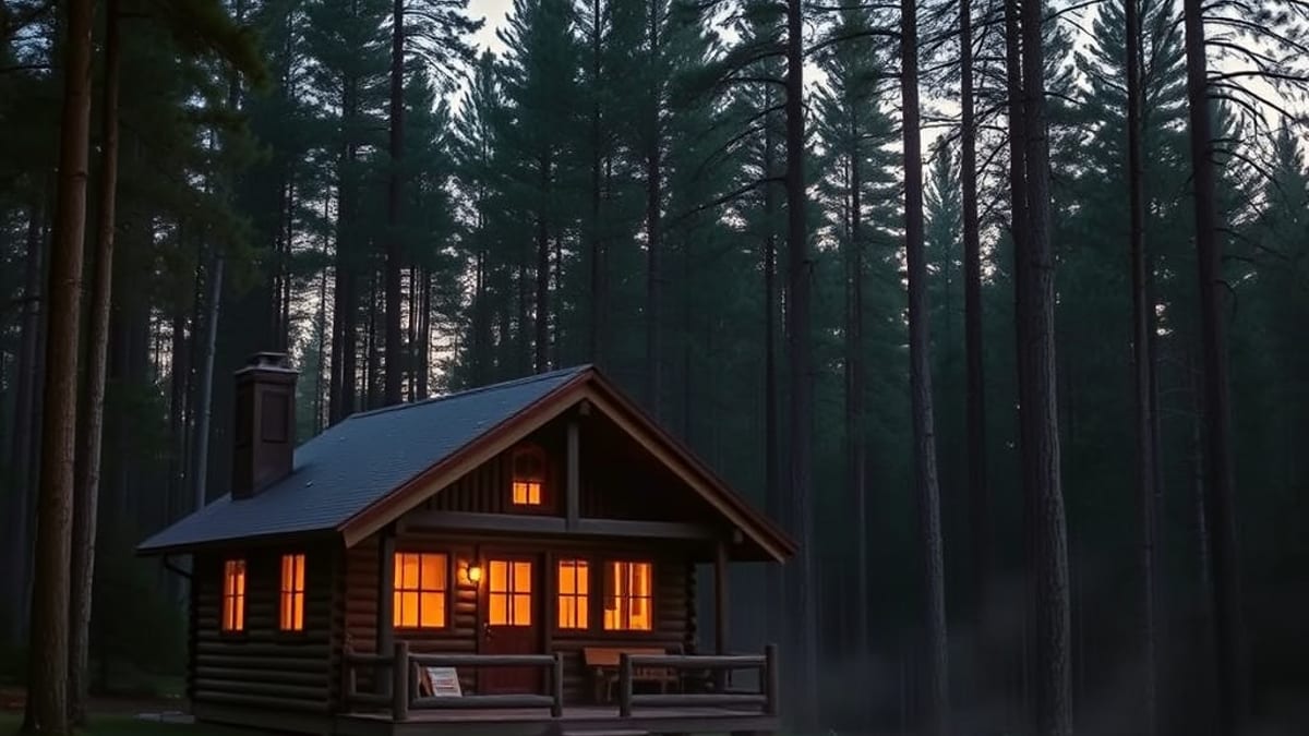 cabin stays vs glamping tents