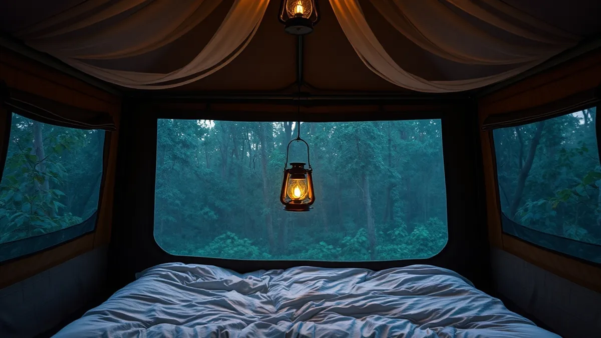 glamping in the rainforest