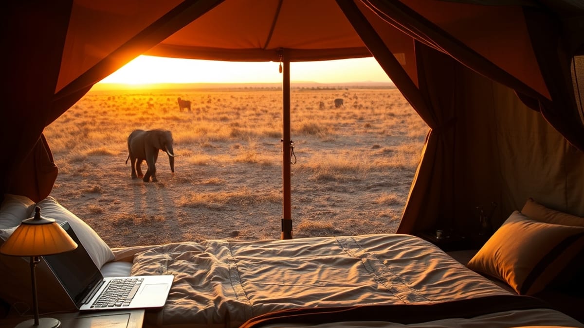 glamping for digital nomads