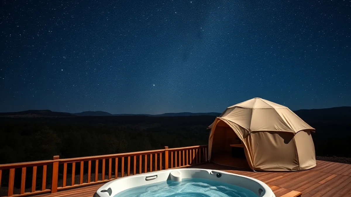glamping honeymoon ideas