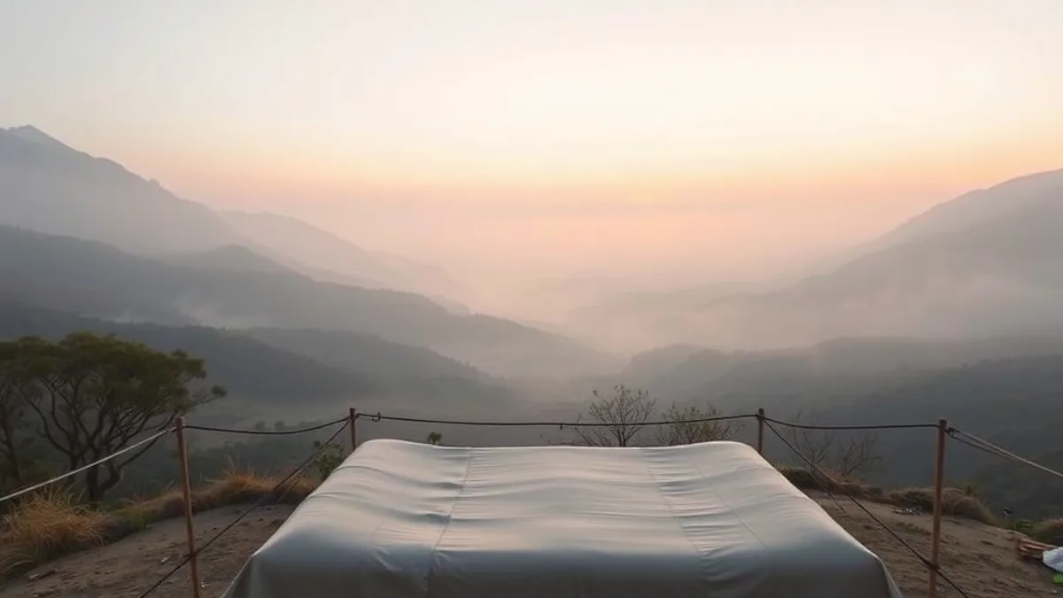 glamping on a budget