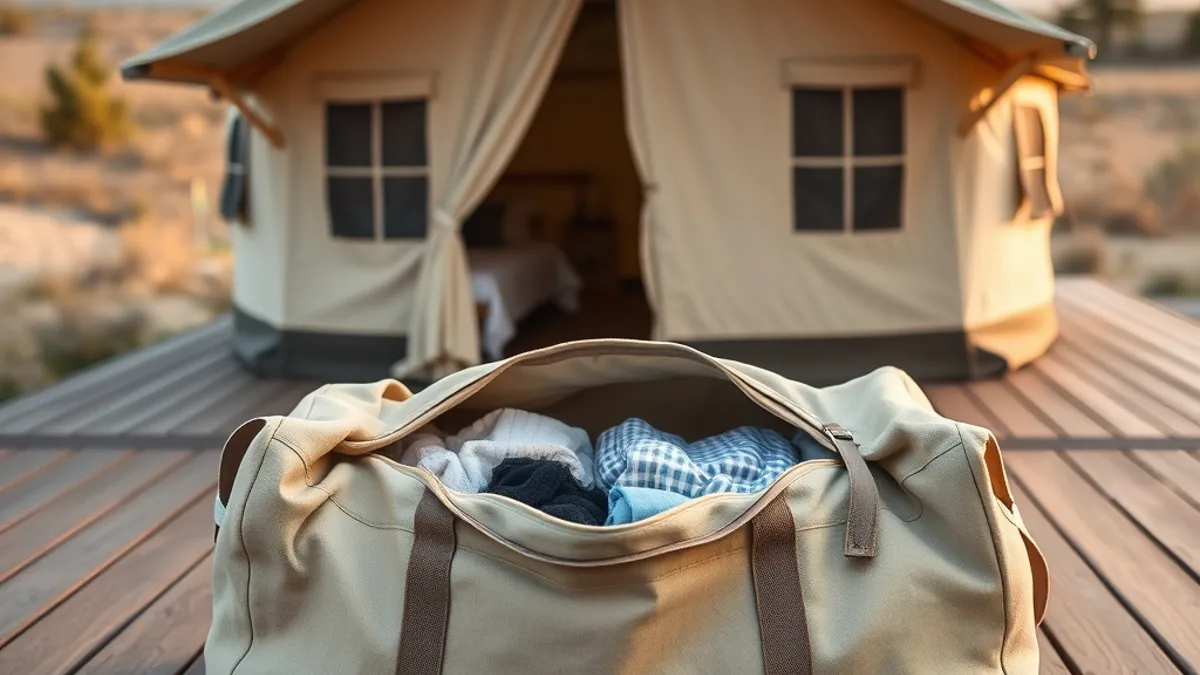 glamping packing mistakes