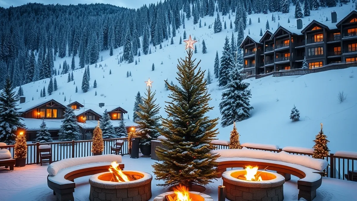 book a resort for christmas