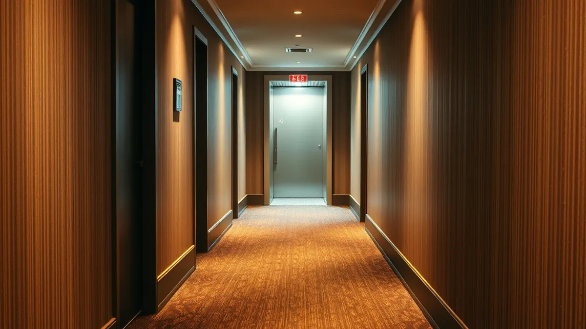 quiet hotel room