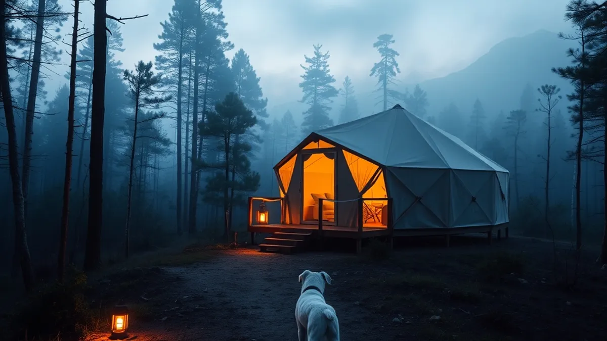 glamping pet-friendly