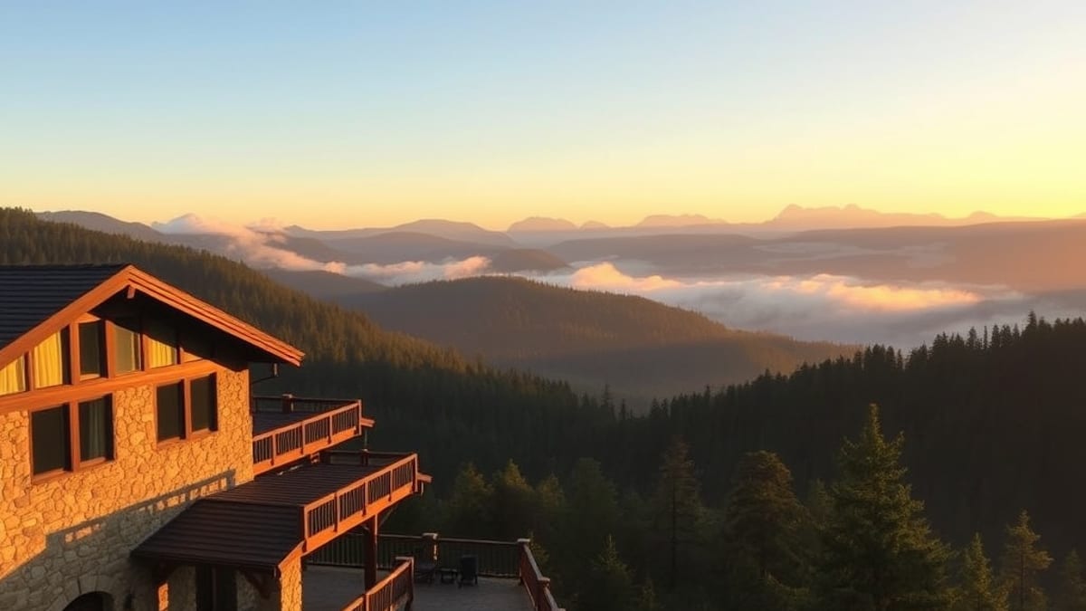 lodge-based hiking trip