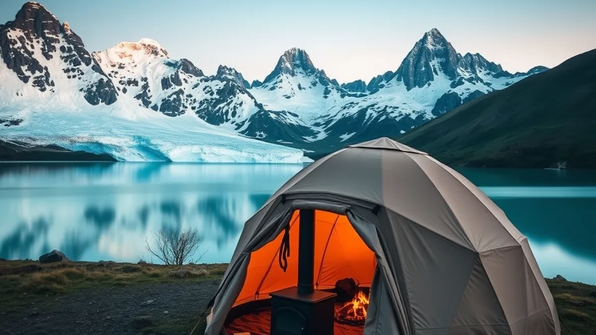 luxury camping in Patagonia
