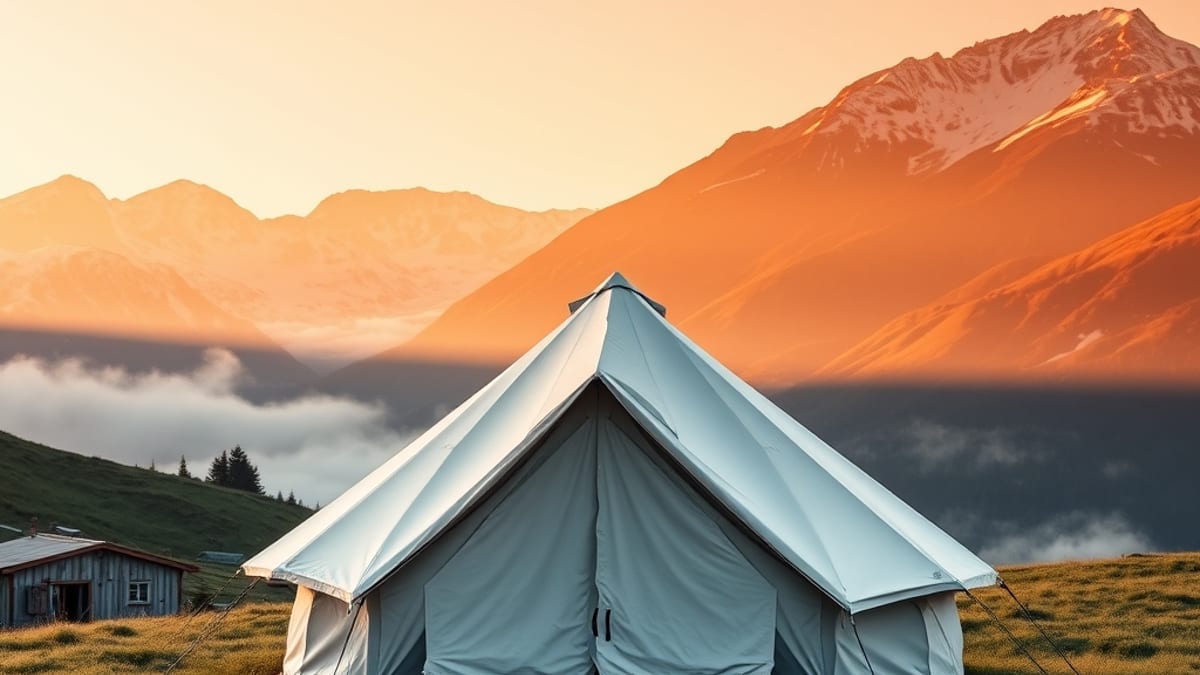 mountain glamping