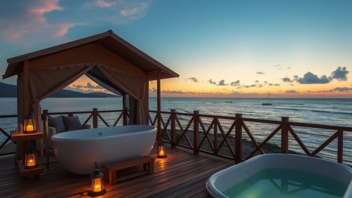 private island glamping