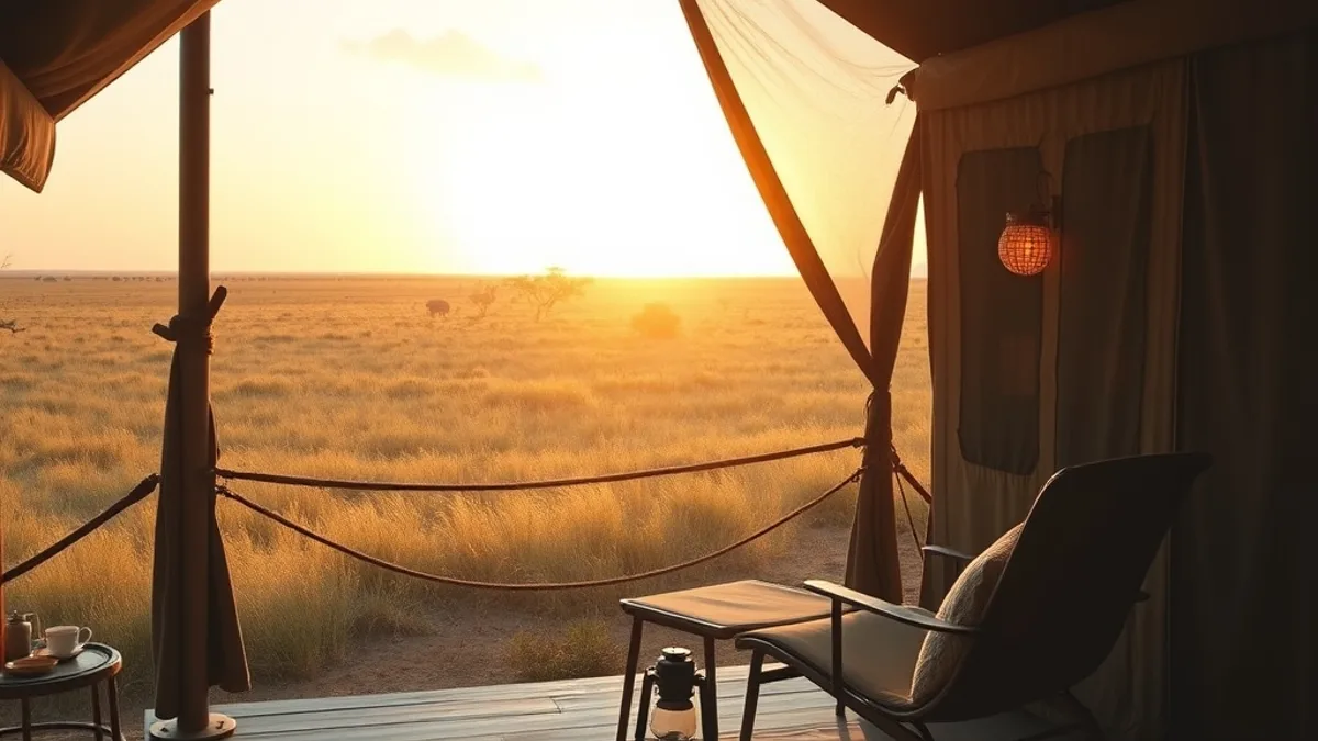 solo glamping
