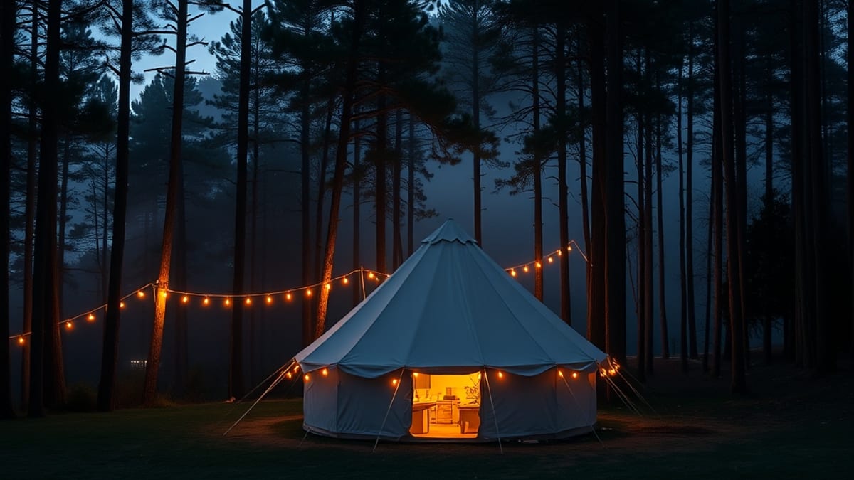solo glamping