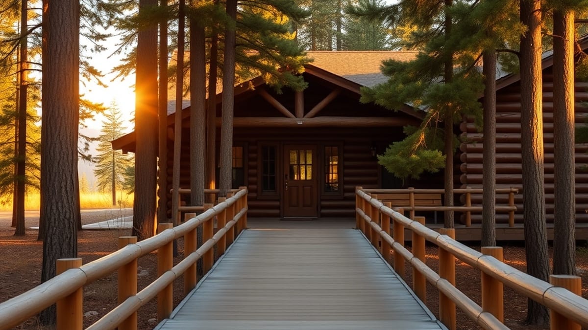 step-free wilderness stays