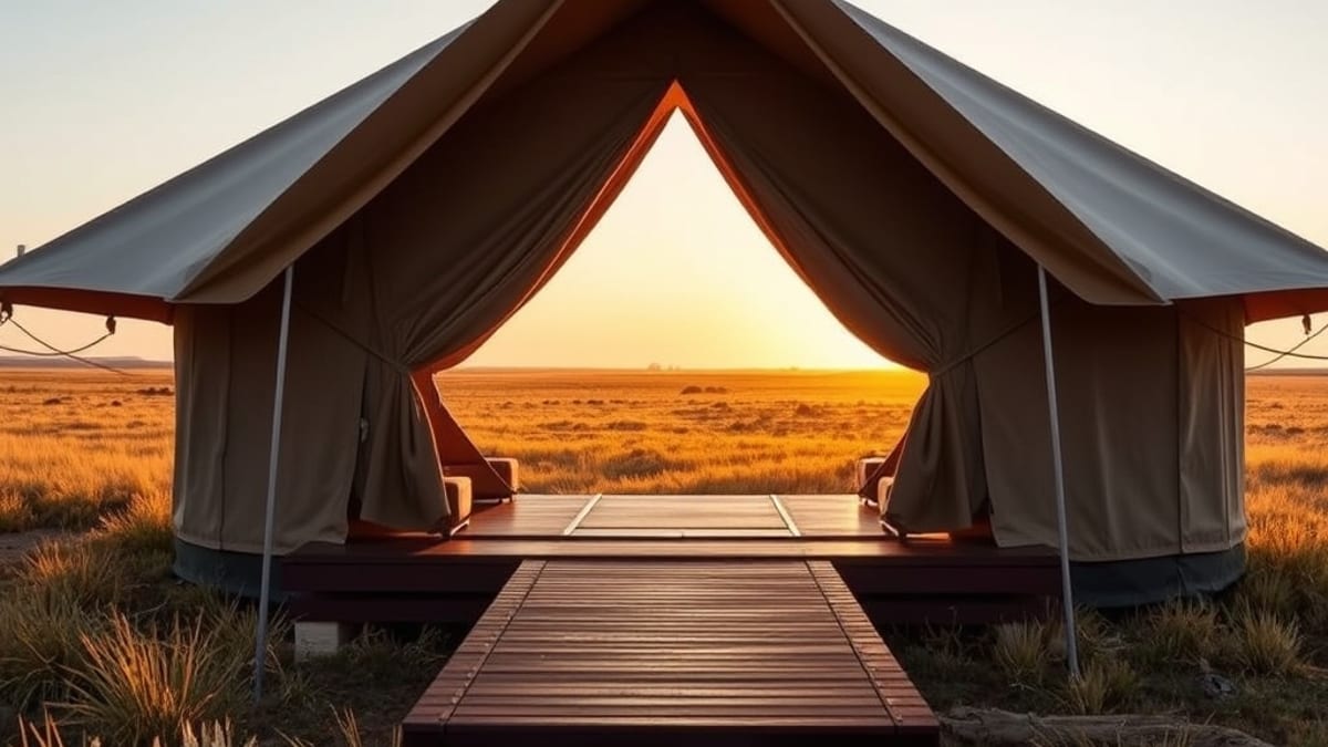 wheelchair-friendly glamping